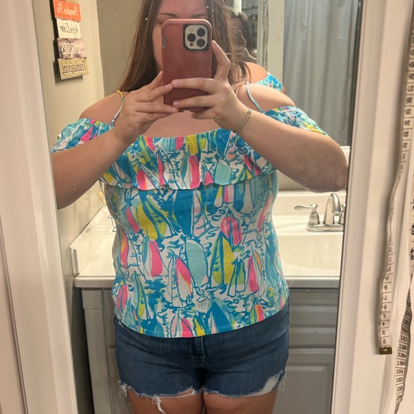 Lilly Pulitzer Sailboat Top - Picture 3 of 4
